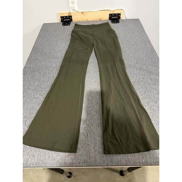 lululemon athletica Pants - Lululemon Women's High Rise Flare Yoga Pants Olive Green Align Material Sz 6